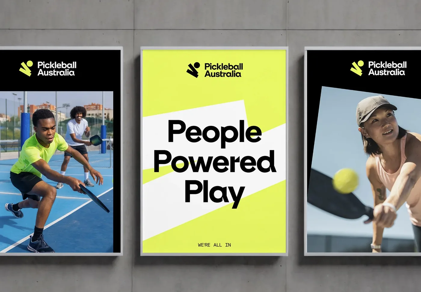 Pickleball Australia street posters